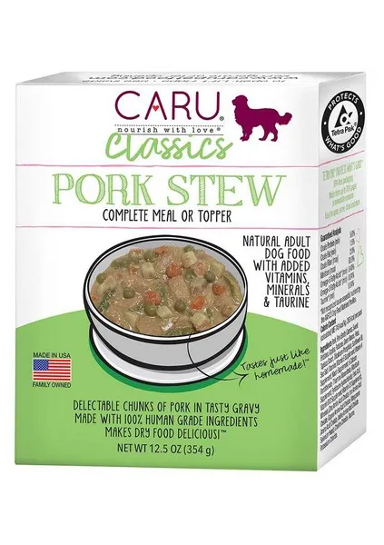 12/12oz Caru Real Pork Stew - Health/First Aid